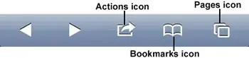 Pages icon in the menu bar