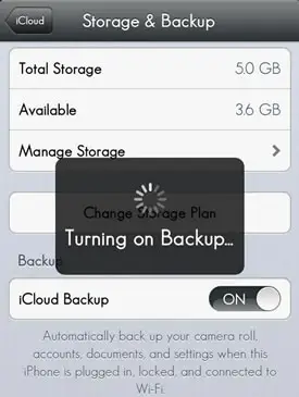 Active iCloud and Backup your Data