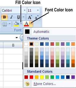 Font Color Icon