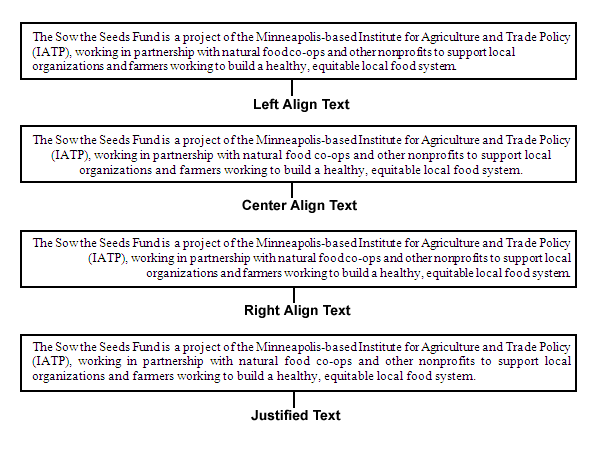 Text Alignment