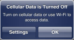 Cellular Data Turned Off