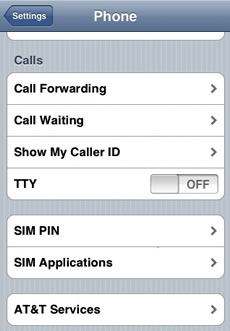 Phone Settings