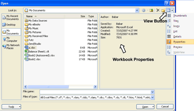 Workbook Properties