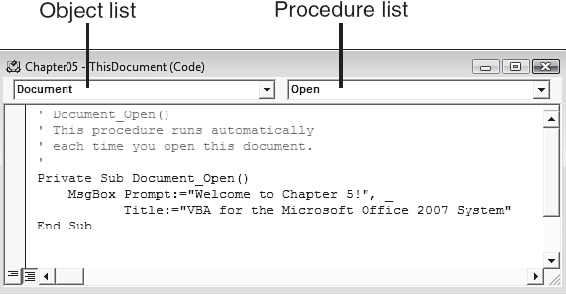 Module Window