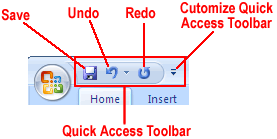 Quick Access toolbar