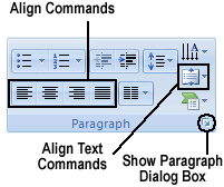 Allign Text Commands