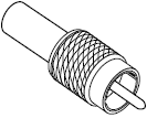 A coaxial cable with a BNC connector